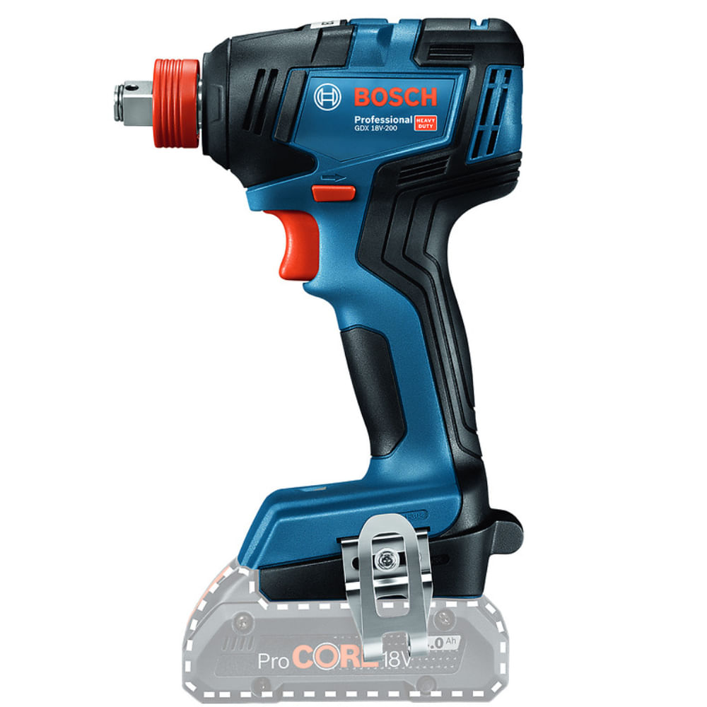 Parafusadeira e Chave de Impacto 2 em 1 18V Brushless 200Nm GDX 18V-200 Bosch